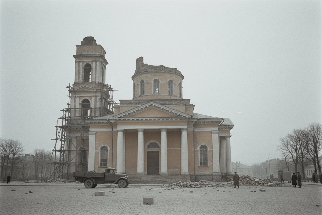 Разрушение собора, 1932